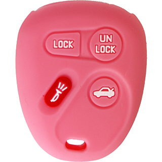 *PROTECT YOUR REMOTE* GM 4 Button Silicone Cover - Pink