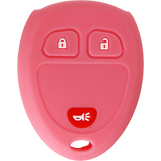*PROTECT YOUR REMOTE* Buick/Chevrolet/GMC 3 Button Silicone Cover - Pink