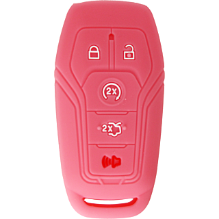 *PROTECT YOUR REMOTE* Ford 5 Button Smart Remote silicone cover - Pink