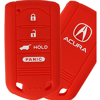 *PROTECT YOUR REMOTE* Acura RDX 4 Button Silicone Cover - Red