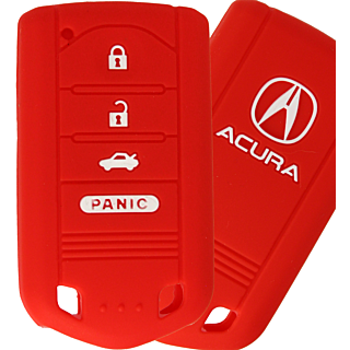 *PROTECT YOUR REMOTE* Acura 4 Button Silicone Cover - Red