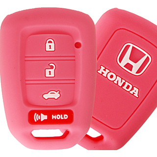 *PROTECT YOUR REMOTE* Honda 4 Button Silicone Cover - Pink