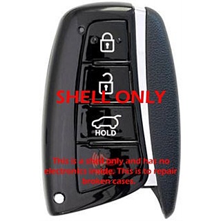 *SHELL & PAD ONLY* Hyundai 4 Button Smart Remote w/ Hatch Casing - SY5DMFNA04, SY5DMFNA433