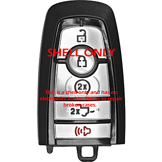 *SHELL & PAD ONLY* Ford 5 Button Smart Remote Casing w/ Tailgate - M3N-A2C93142600 - NO LOGO