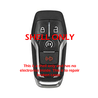 *SHELL ONLY* Ford/Lincoln 4 Button Smart Remote Casing w/ Remote Start - M3N-A2C31243300