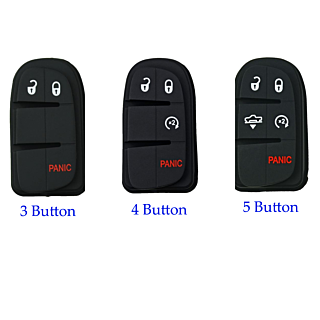 *PAD ONLY* Dodge and Jeep Smart Key Button Pad for FCC ID: GQ4-54T