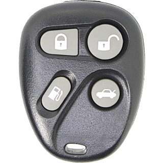 2001 - 2004 Replacement Cadillac 4 Button Keyless Entry Remote Fob w/ Gas - KOBLEAR1XT