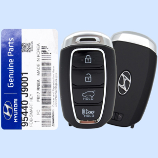 *NEW OEM* 2019 - 2020 Hyundai Kona 4 Button Smart Remote w/ Hatch - Emergency Key Included - TQ8-FOB-4F19: 95440-J9001