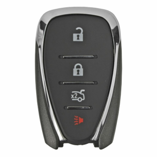 2016 - 2020 Chevrolet 4 Button Smart Remote w/ Trunk - Emergency Key Included - 315Mhz - HYQ4AA