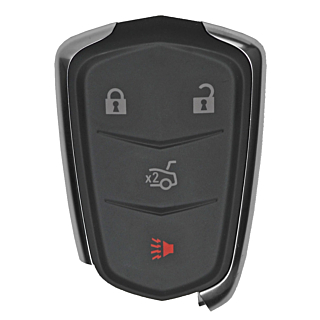 2014 - 2016 Cadillac 4 Button Smart Remote w/ Trunk - Emergency Key Included - HYQ2AB - 315Mhz