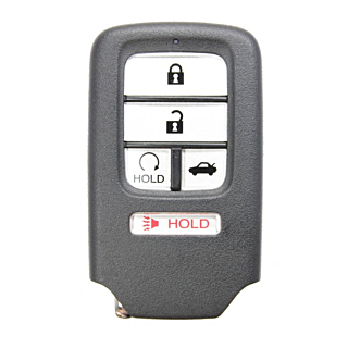 2018 - 2022 Honda 5 Button Smart Remote w/ Remote Start - Emergency key included - CWTWB1G0090