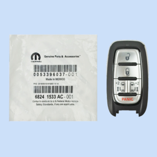*NEW OEM* 2017 Chrysler Pacifica 5 Button Smart Remote w/ Sliding Doors - With KeySense - Emergency Key Included - M3N-97395900