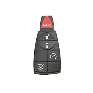 *PAIR OF* Jeep 5 Button w/ Remote Start Fobik Pad Replacement - Only for fobiks with FCC ID: IYZ-C01C