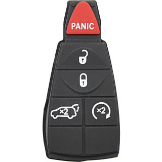 *PAIR OF* Dodge & Jeep 5 Button Fobik Pad Replacement - Only for fobiks with FCC ID: IYZ-C01C or M3N32297100