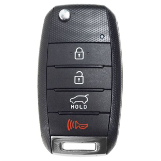 2015 - 2019 Kia Sedona 4 Button Remote Flip Key w/ Hatch - TQ8-RKE-4F19 - ASSY: (YP 4BT)