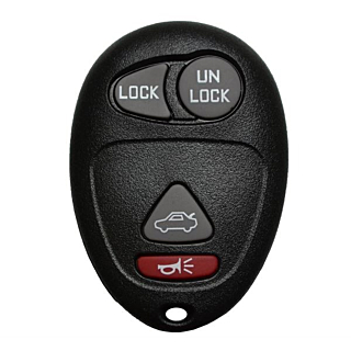 2001 - 2007 OEM GM 4 Button Keyless Entry Remote w/ Trunk - L2C0007T
