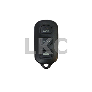 *SHELL & PAD ONLY* Toyota 4 Button Keyless Entry Remote Fob Casing - Round Panic Pad - GQ43VT14T