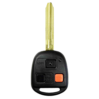 2003 - 2009 Toyota 3 Button Remote Head Key - HYQ1512V - 4D67 Chip