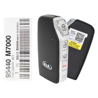*NEW OEM* 2019 - 2021 Kia Forte 4 Button Smart Remote w/ Trunk - Emergency Key Included - CQOFD00430