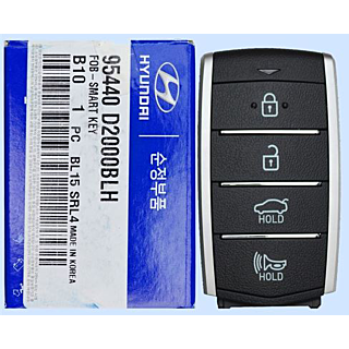 *NEW OEM* 2017 - 2020 Genesis 4 Button Smart Remote w/ Trunk - Emergency Key Included - SY5HIFGE04