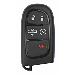 2013 - 2018 Dodge RAM 5 Button Smart Remote - Emergency key included - GQ4-54T