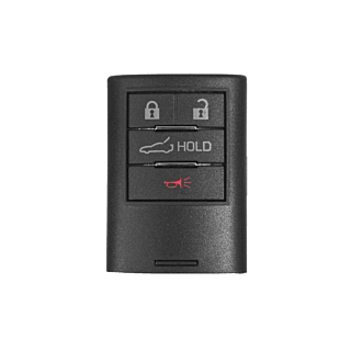 2014 - 2016 Chevrolet Corvette 4 Button Smart Remote - Emergency key included - G09C04EEC4P