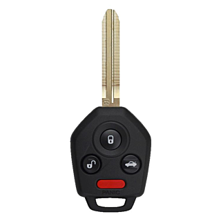 2017 - 2019 Subaru 4 Button Remote Head Key - H Chip - Black Pod WITHOUT White Sticker - CWTB1G077