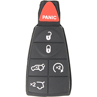 *PAIR OF* Jeep 6 Button Fobik Pad Replacement - Only for fobiks with FCC ID: IYZ-C01C