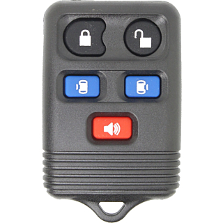 *SHELL AND PAD ONLY* Ford & Lincoln 5 Button Keyless Entry Remote Fob Casing - CWTWB1U511/CWTWB1U331
