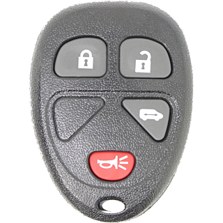 *SHELL & PAD ONLY* GM 4 Button Keyless Entry Remote Fob Casing w/ Sliding Door - KOBGT04A