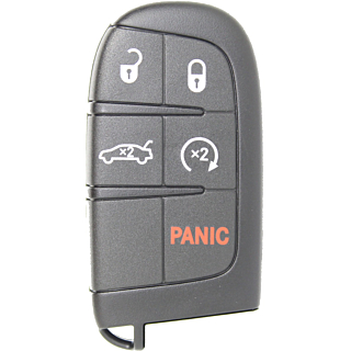 2015 - 2021 Chrysler 5 Button Smart Remote w/ Remote Start - Emergency Key Included - M3M-40821302