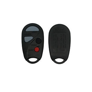 *SHELL & PAD ONLY* Nissan 4 Button Keyless Entry Remote Casing - NHVWBU43/NHVBU427/KBRASTU10-MODEL/01A/KBRASTU10-MODEL/A
