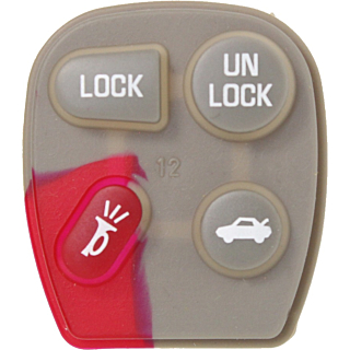 *PAD ONLY* GM 4 Button Remote Pad - KOBUT1BT/KOBLEAR1XT/ABO0204T/L2C0005T