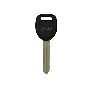1998 - 2006 Subaru Plastic Head Ignition Key - SUB1P