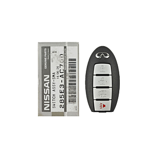 *NEW OEM* 2005 - 2007 Infiniti G35 4 Button Prox Smart Remote Key - Emergency Key Included - KBRTN001