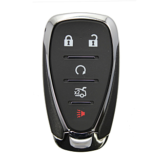 2016 - 2020 Chevrolet 5 Button Smart Remote - Emergency Key Included - 433Mhz - HYQ4EA