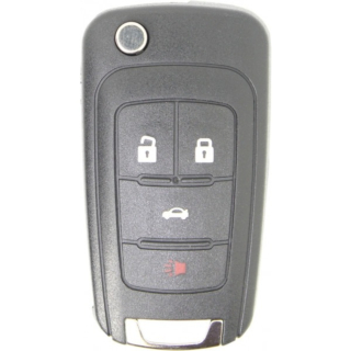 2010 - 2017 Buick 4 Button Flip Key w/ Trunk - PEPS - OHT05918179/P4O9MK74946931