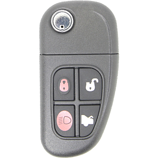 2001 - 2008 NEW Replacement Jaguar 4 Button Flip Key - CWTWB1U243/NHVWB1U241