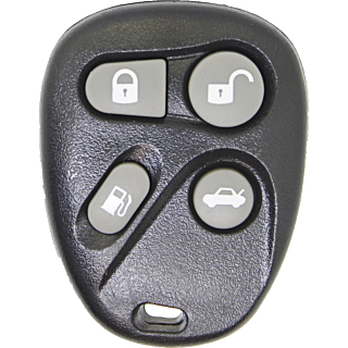 *SHELL & PAD ONLY* Cadillac 4 Button Keyless Entry Remote Fob Shell w/ Gas - AB01602T, AB01502T/ABO1502T