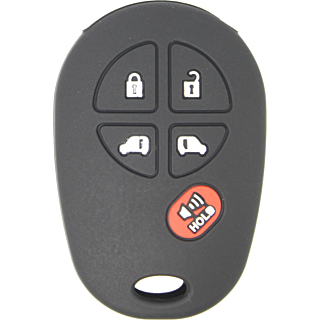Toyota 5 Button Silicone Cover - GQ43VT20T 