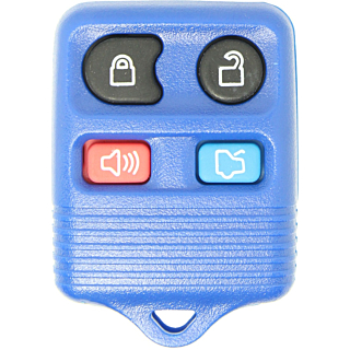 1998 - 2011 NEW Ford/Lincoln/Mercury 4 Button Keyless Entry Remote - Blue - CWTWB1U331/CWTWB1U345/GQ43VT11T
