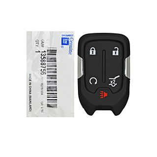 *NEW OEM* 2017 - 2021 GMC Acadia 5 Button Smart Remote w/ Hatch - Emergency Key Included - 433Mhz - HYQ1EA