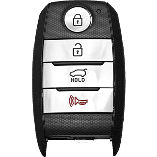 2017 - 2019 Kia Niro 4 Button Smart Remote w/ Hatch - Emergency Key Included - 433Mhz - TQ8-FOB-4F08