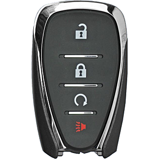 2017 - 2021 Chevrolet 4 Button Smart Remote w/ Remote Start - Emergency Key Included - 433Mhz - HYQ4EA