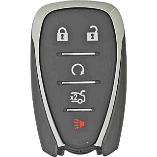 2016 - 2019 Chevrolet 5 Button Smart Remote - Emergency Key Included - 315Mhz - HYQ4AA