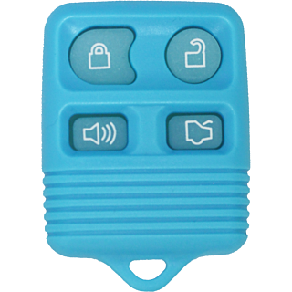 1998 - 2011 NEW Ford/Lincoln/Mercury 4 Button Keyless Entry Remote - Light Blue Glow - CWTWB1U331/CWTWB1U345/GQ43VT11T