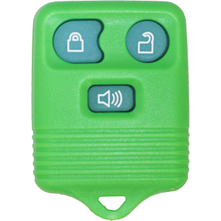 1998 - 2016 NEW Replacement Green Glow in the Dark Ford, Lincoln, Mazda, & Mercury 3 Button Keyless Entry Remote Fob - Green Glow