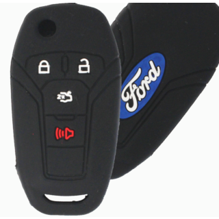 *PROTECT YOUR REMOTE* Ford 4 Button Flip Remote Silicone Cover w/ Trunk