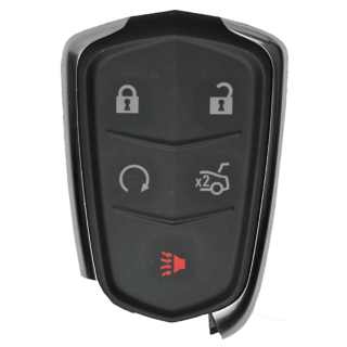 2016 - 2020 OEM Cadillac CT6 5 Button Smart Remote - Emergency Key Included - 433Mhz - HYQ2EB