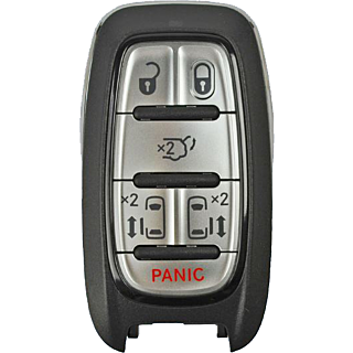 2017 - 2021 Chrysler Pacifica 6 Button Smart Remote w/ Hatch & WITHOUT Key Sense - Emergency Key Included - M3N-97395900